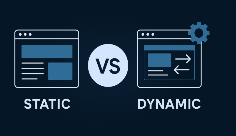 Static vs Dynamic Websites: Key Differences, Use Cases, Pros & Cons