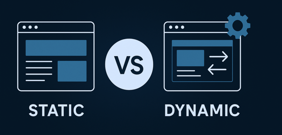 Static vs Dynamic Websites: Key Differences, Use Cases, Pros & Cons